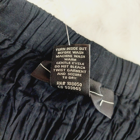 Venezia Black Bohemian Gypsy Aesthetic Knee Length A-Line Skirts 684 - Picture 8 of 9